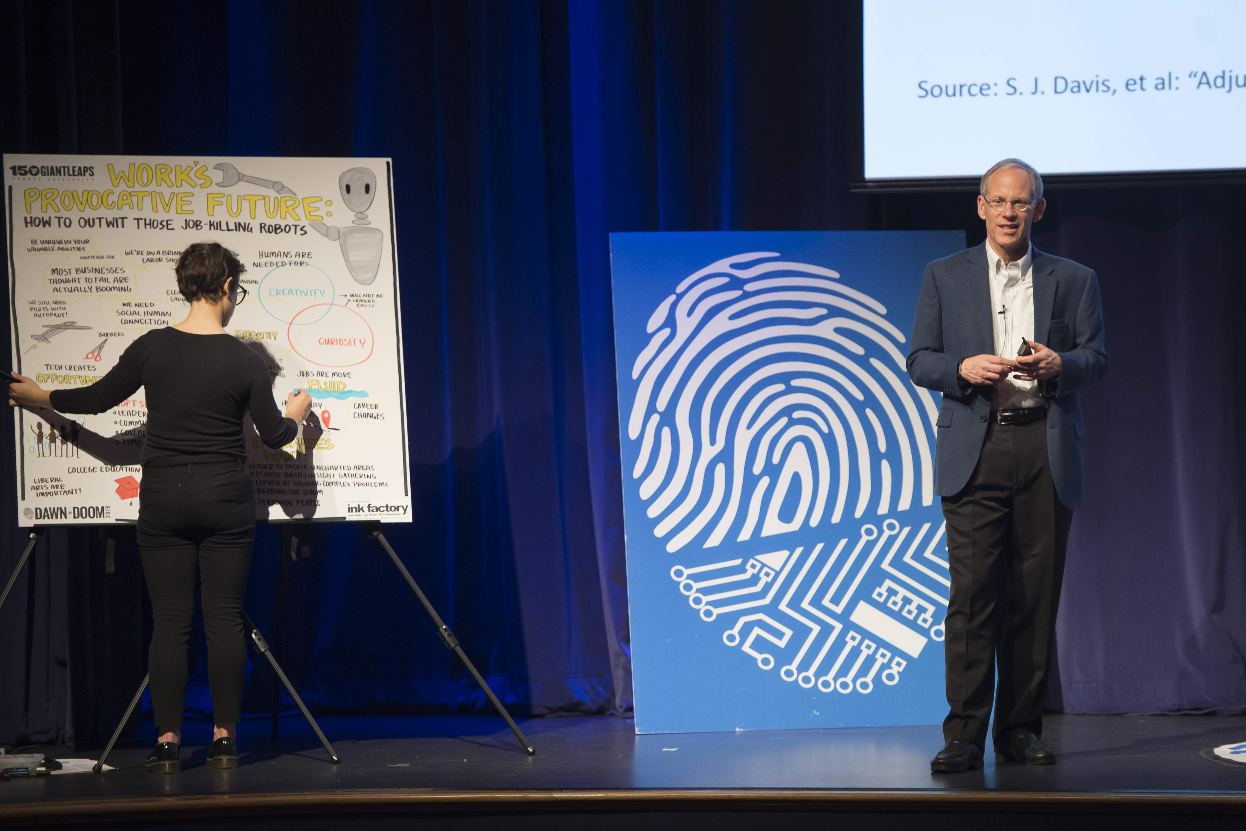 George Anders, senior editor, LinkedIn, "Work’s provocative future: How to outwit those job-killing robots"